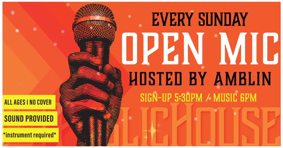 Open Mic with HOST AMBLIN- Sundays at PublicHouse