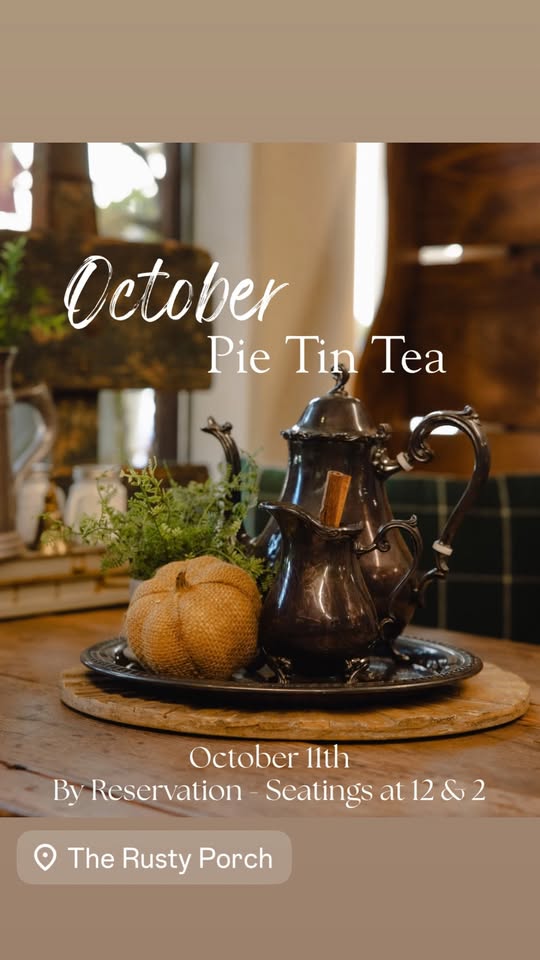 October Pie Tin Tea