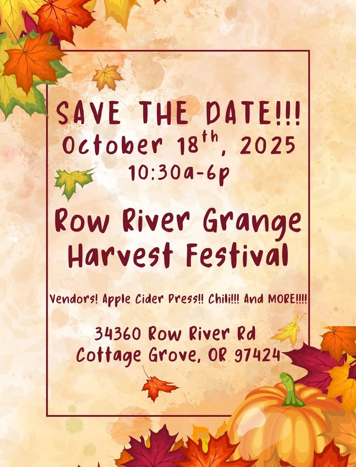 Row River Grange Harvest Festival