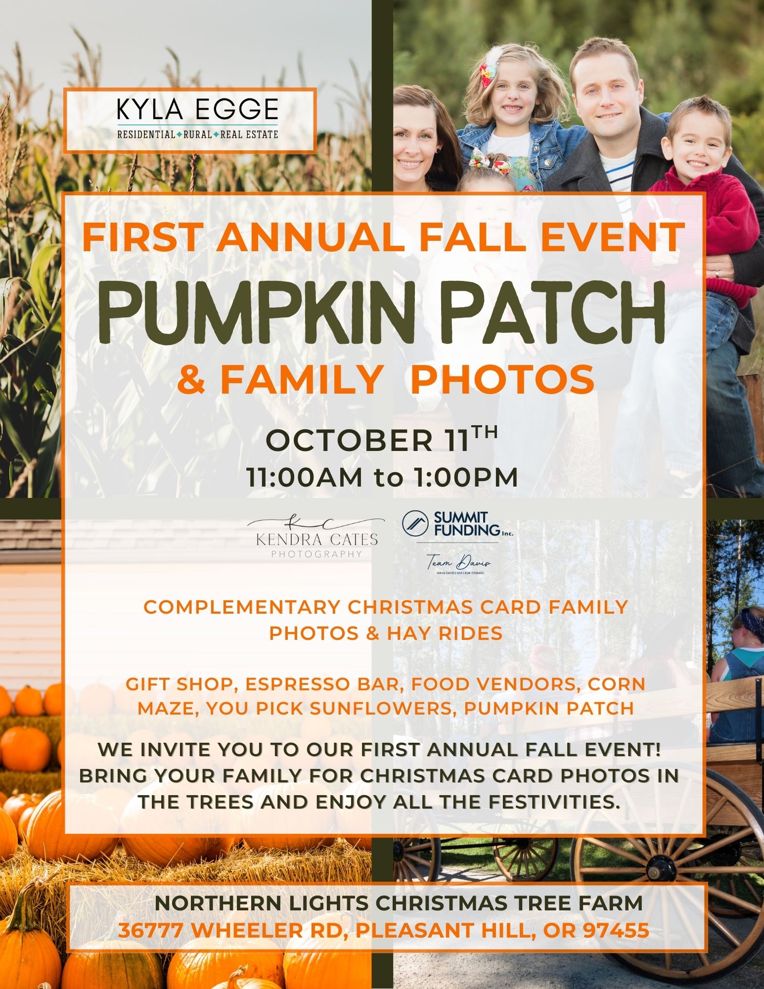 First Annual Fall Event *FAMILY PHOTOS & PUMPKIN PATCH