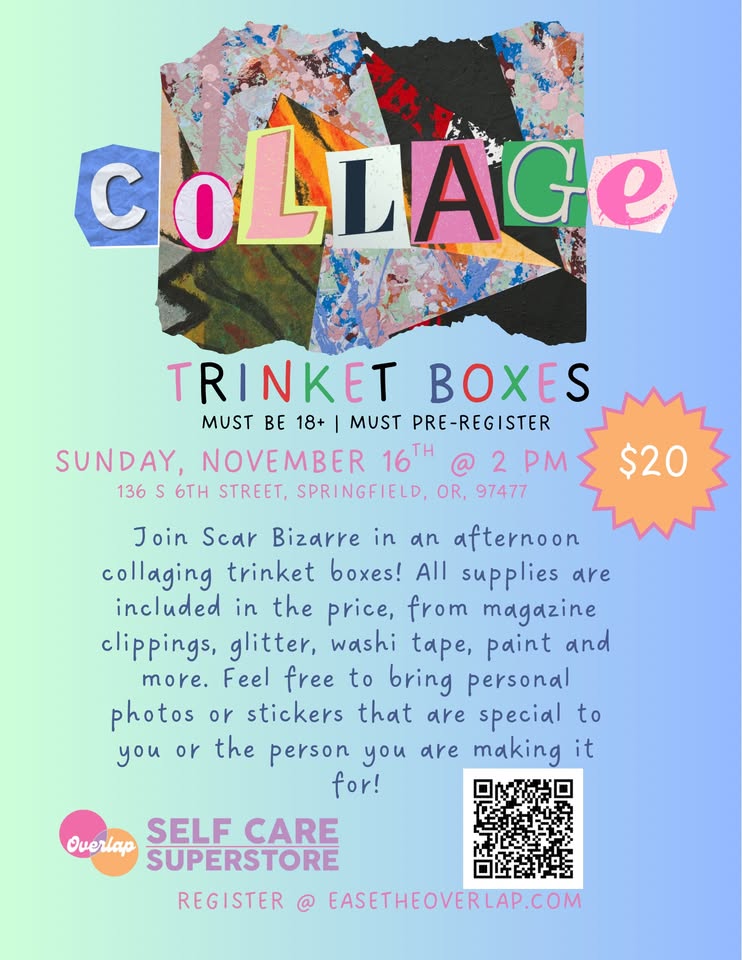 Collage Trinket Boxes (Adult Only Class)