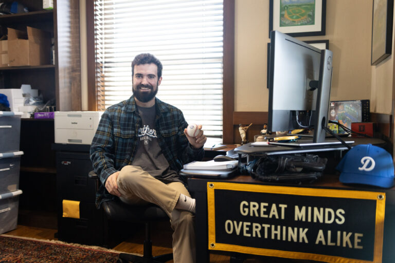ADON ECCLES / CHRONICLE FILE PHOTO Drifters coaches, including Jeff Lyle (center), held several youth camps and clinics last season. The team is looking to build on that work with a new baseball academy in downtown Springfield.