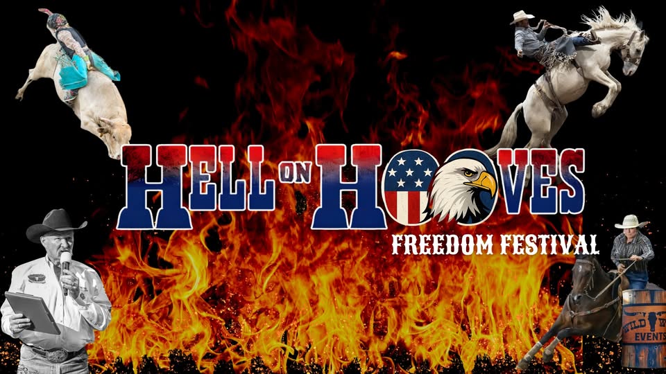 The Creswell Post Acute Hell on Hooves Roughstock Rodeo Freedom Festival