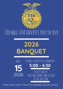 Creswell FFA Banquet