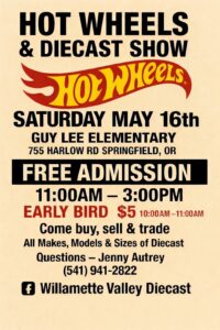 WVD Spring Hot Wheels & Diecast Show