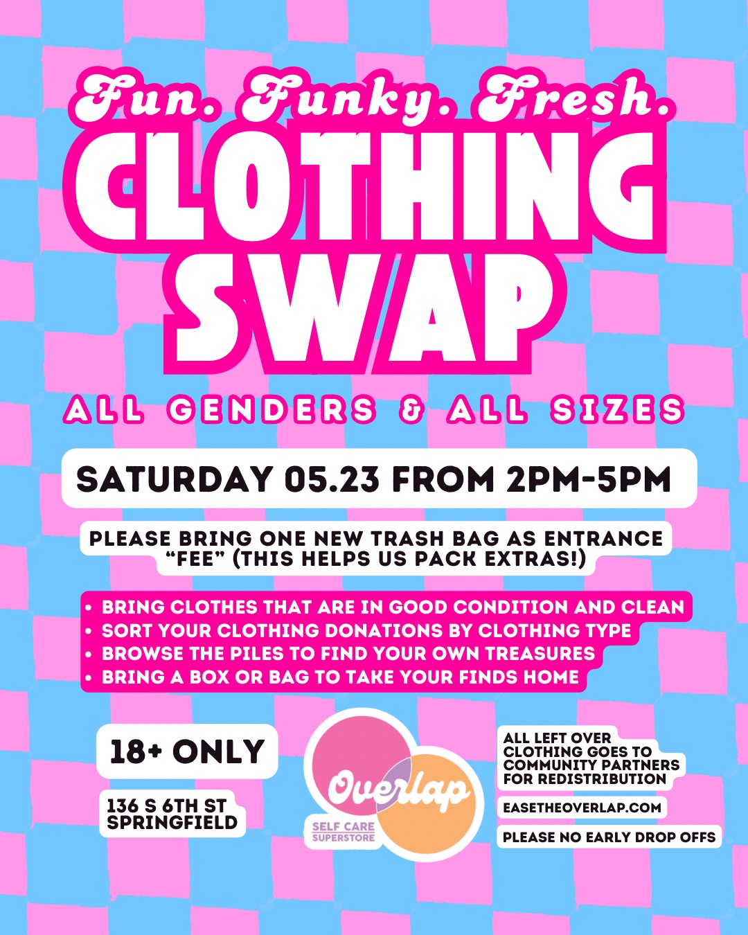 ALL Genders & ALL Sizes Clothing Swap!