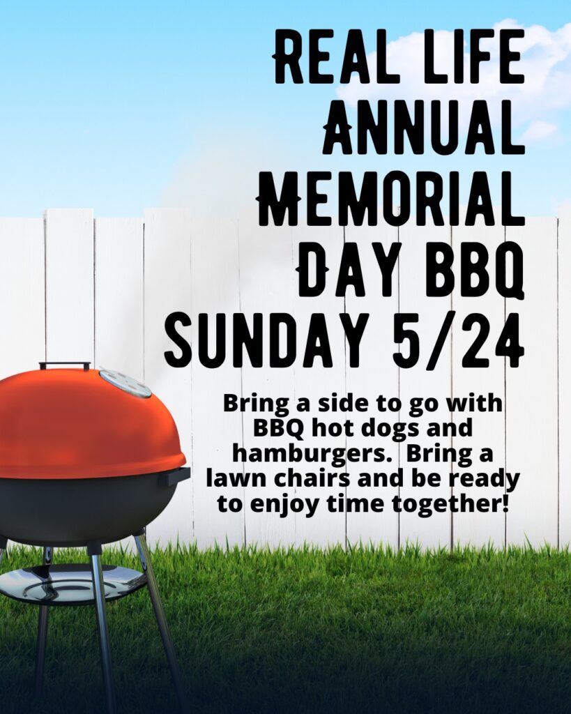Real Life Annual Memorial Day BBQ