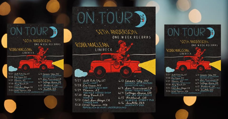 Cottage Grove, OR, Axe & Fiddle w/ Robb MacLean, Seth Anderson, Michael Roderick