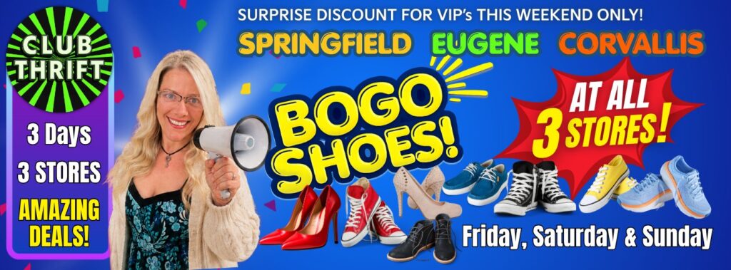 BOGO SHOES! Friday & Saturday in SPRINGFIELD!