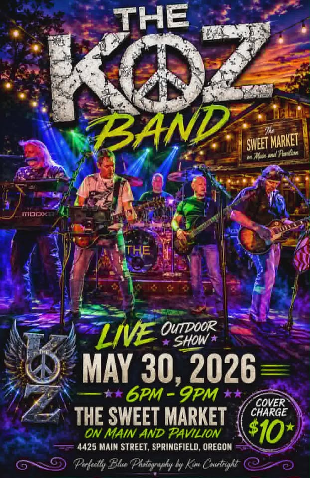 The Koz Band LIVE – Sweet Market on Main & Pavilion – May 30, 2026