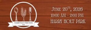 Farm to Table Event – June 20th, 2026