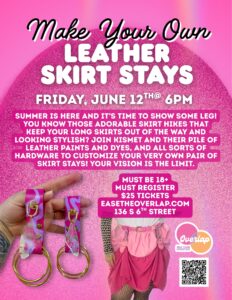 DIY Leather Skirt Stays with Kismet!
