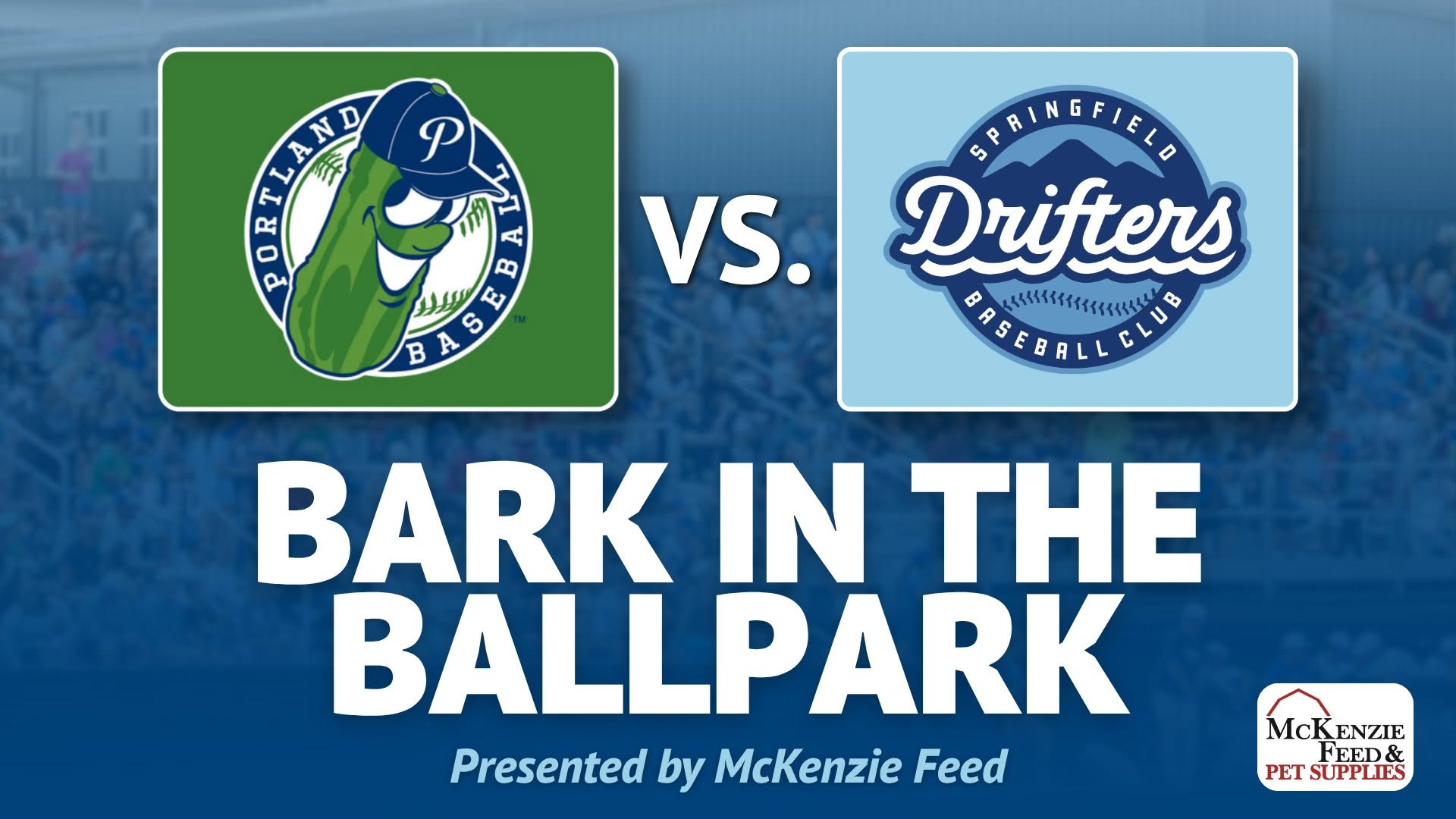 Springfield Drifters Baseball: Bark in the Ballpark