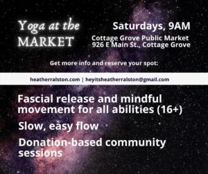 Yoga at the Market – All Abilities 16+