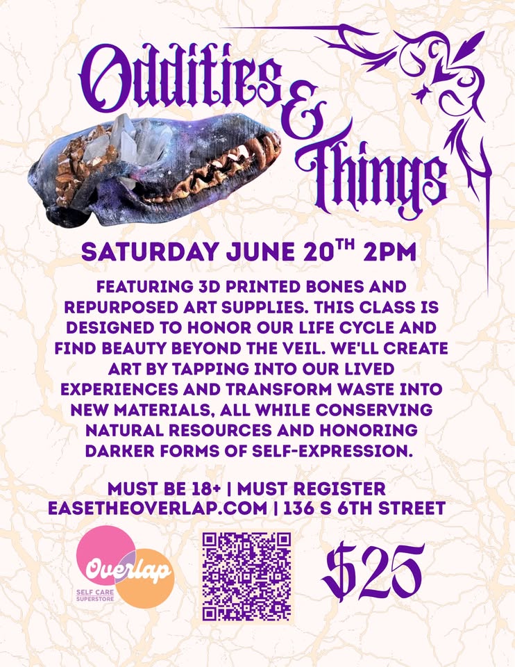 Oddities and Things! 3D Printed Skull Decorating!