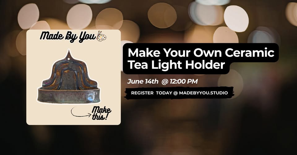 Make Your Own Ceramic Tea Light Holder