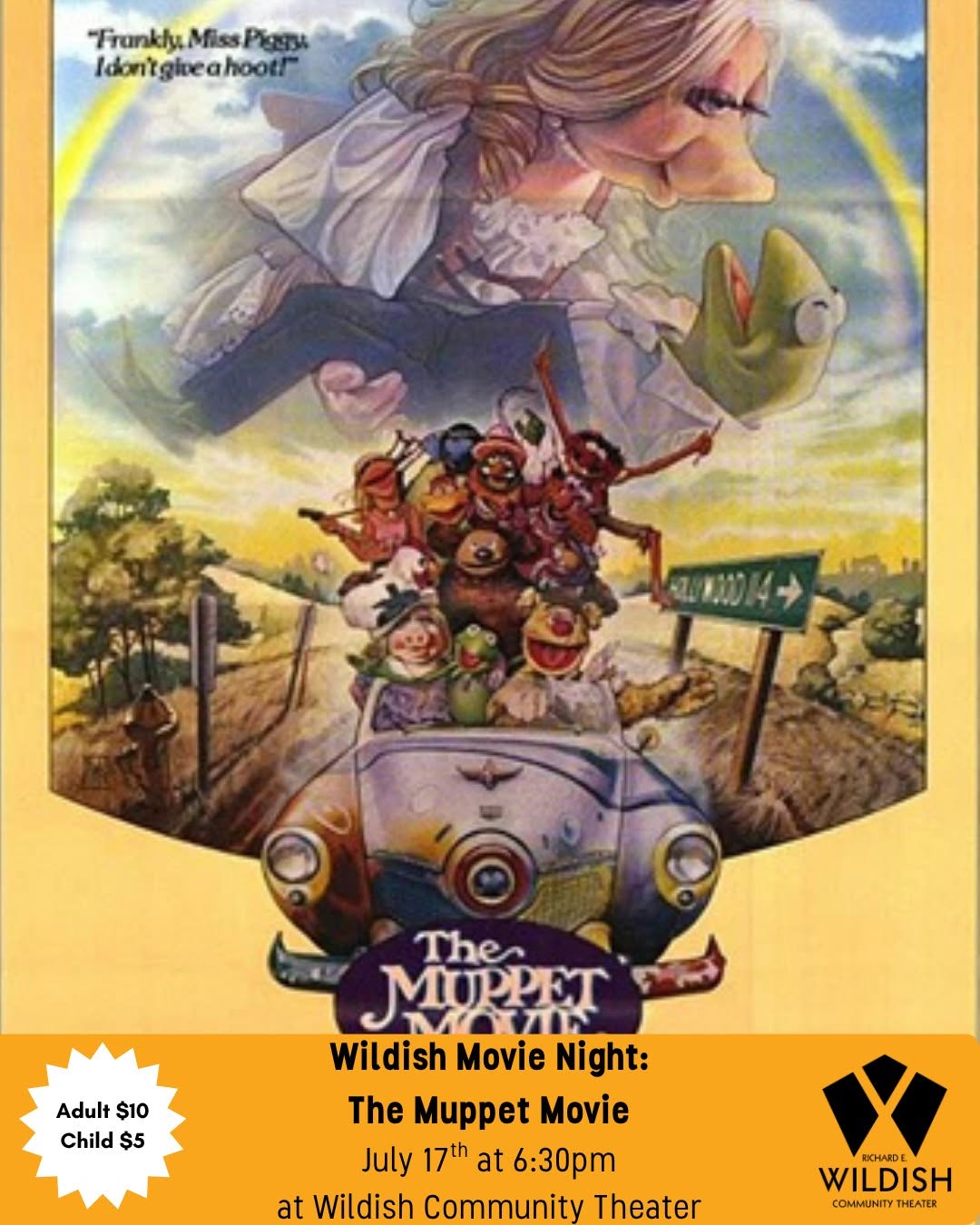 Wildish Movie Night: The Muppet Movie