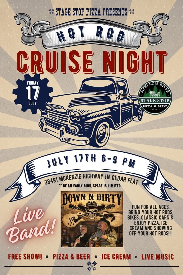 STAGE STOP PIZZA CRUISE IN NIGHT