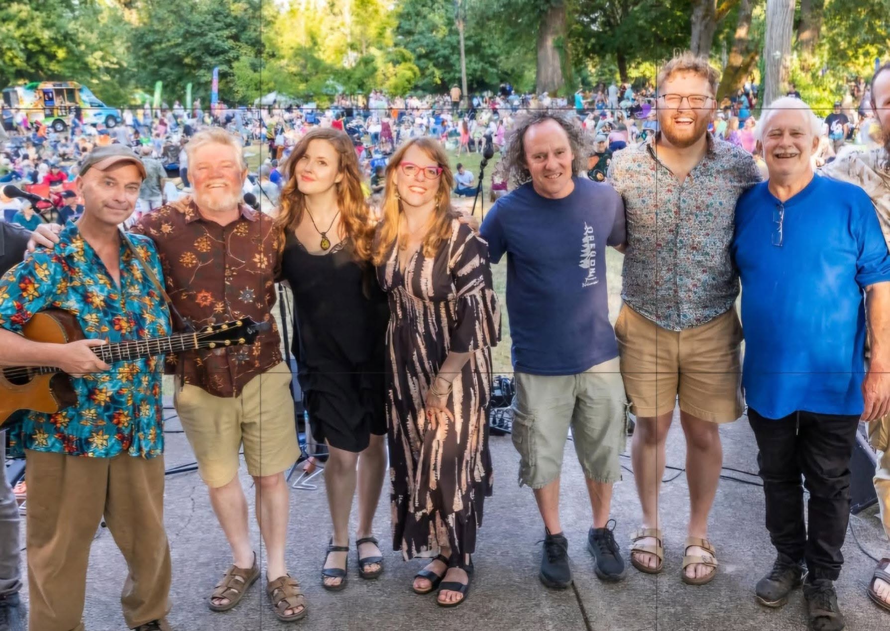 Island Park with Bob Ruggiero (Van Morrison’s drummer for 25+ years!)
