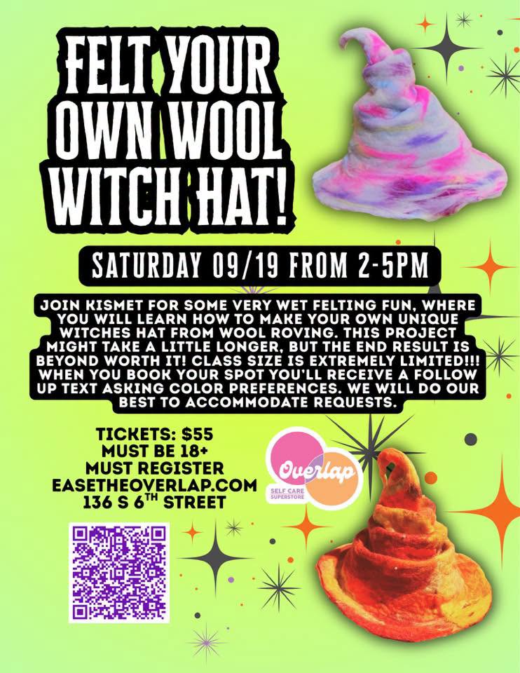 Felt Your Own Wool Witch Hat!