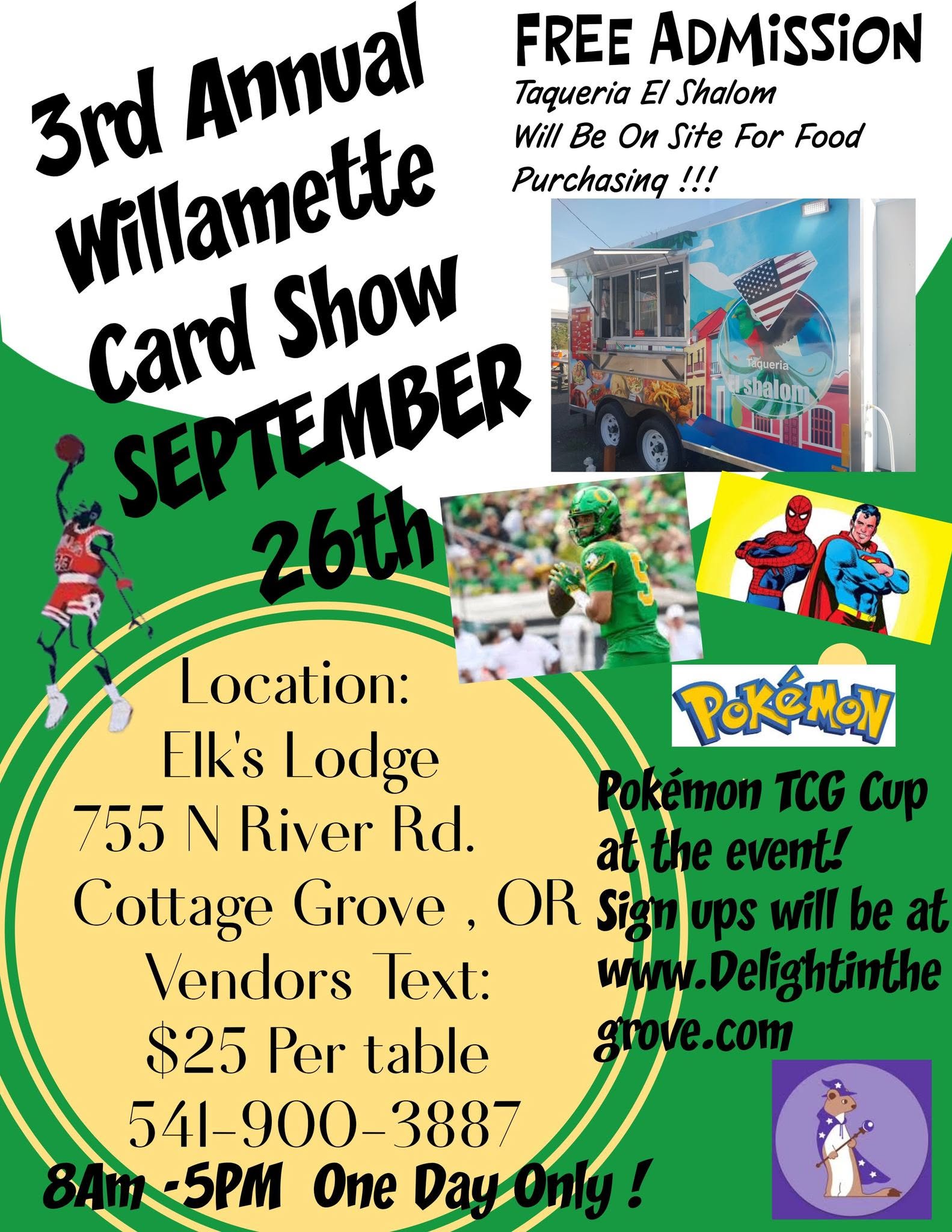 3rd Annual Willamette Card Show!!!
