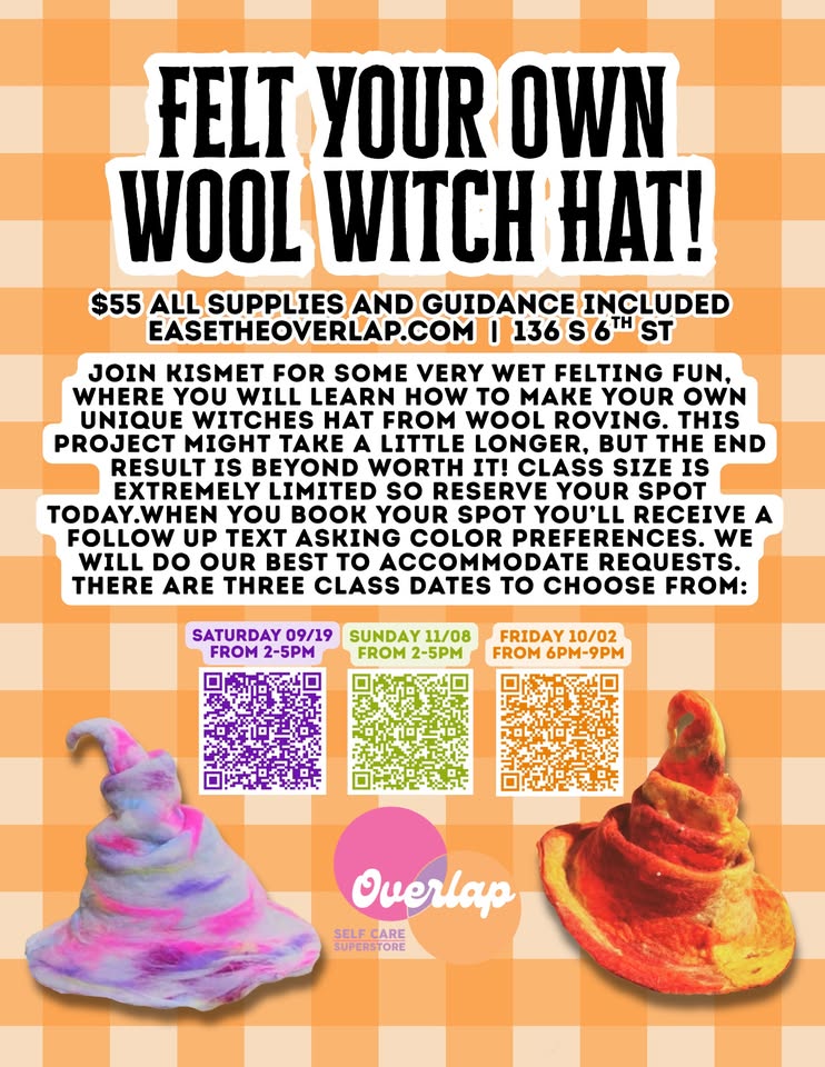 Felt Your Own Wool Witch Hat!