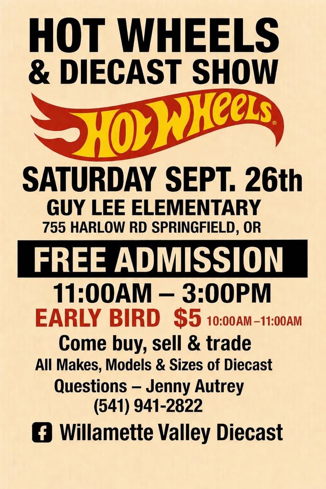 WVD Fall Hot Wheels & Diecast Show
