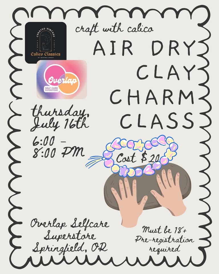 Craft with Calico: Air-Dry Clay Charms