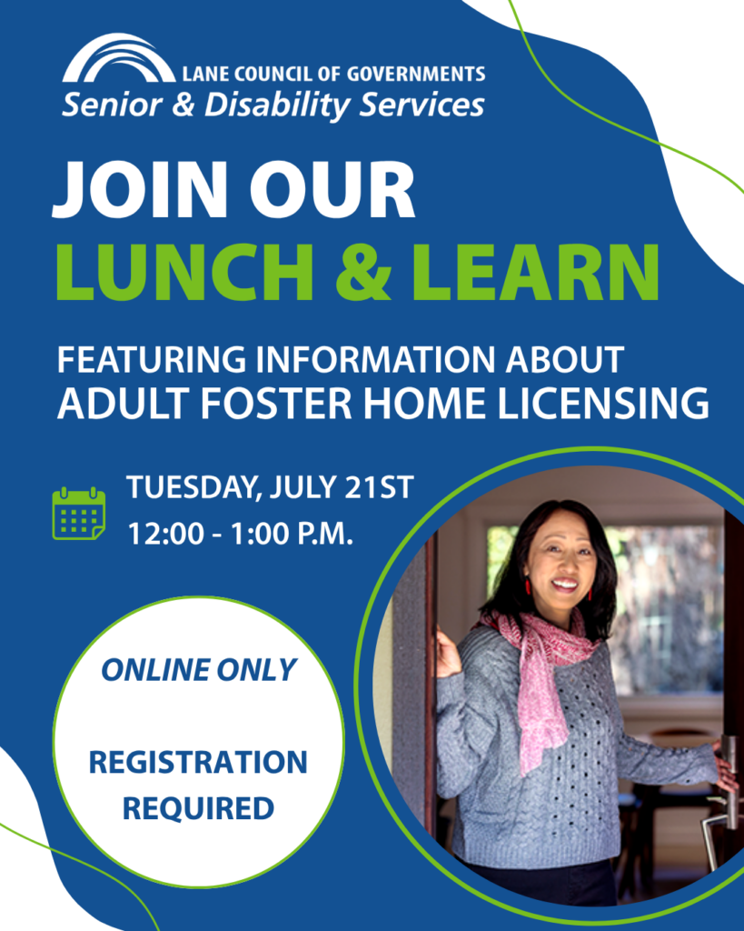 Adult Foster Homes Lunch & Learn
